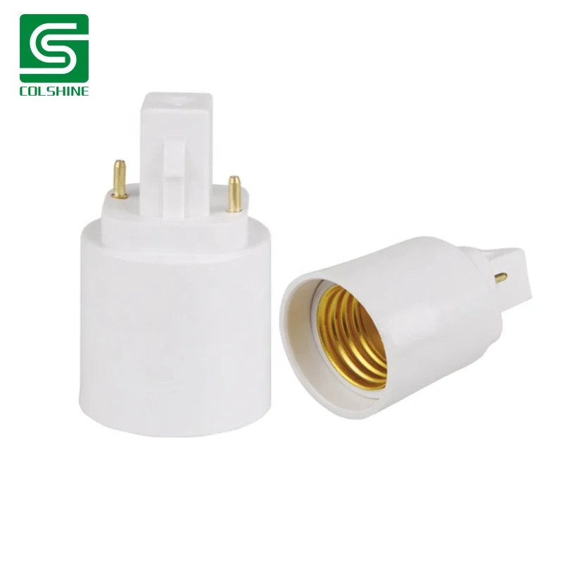 G24 to E27 Lamp Socket Adapter LED Light Bulb Base Adapter Holder Converter