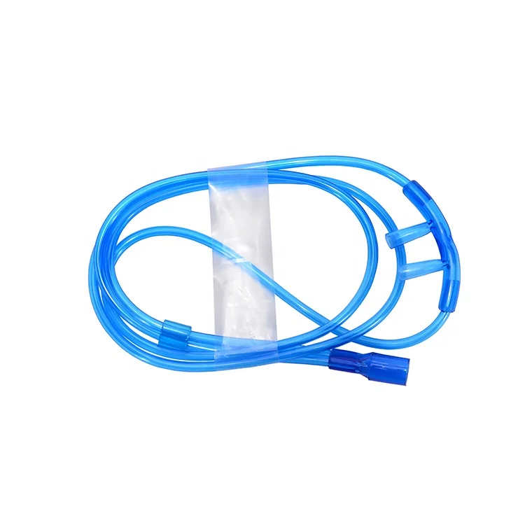 Hot selling medical disposable colored nasal  oxygen  tubing