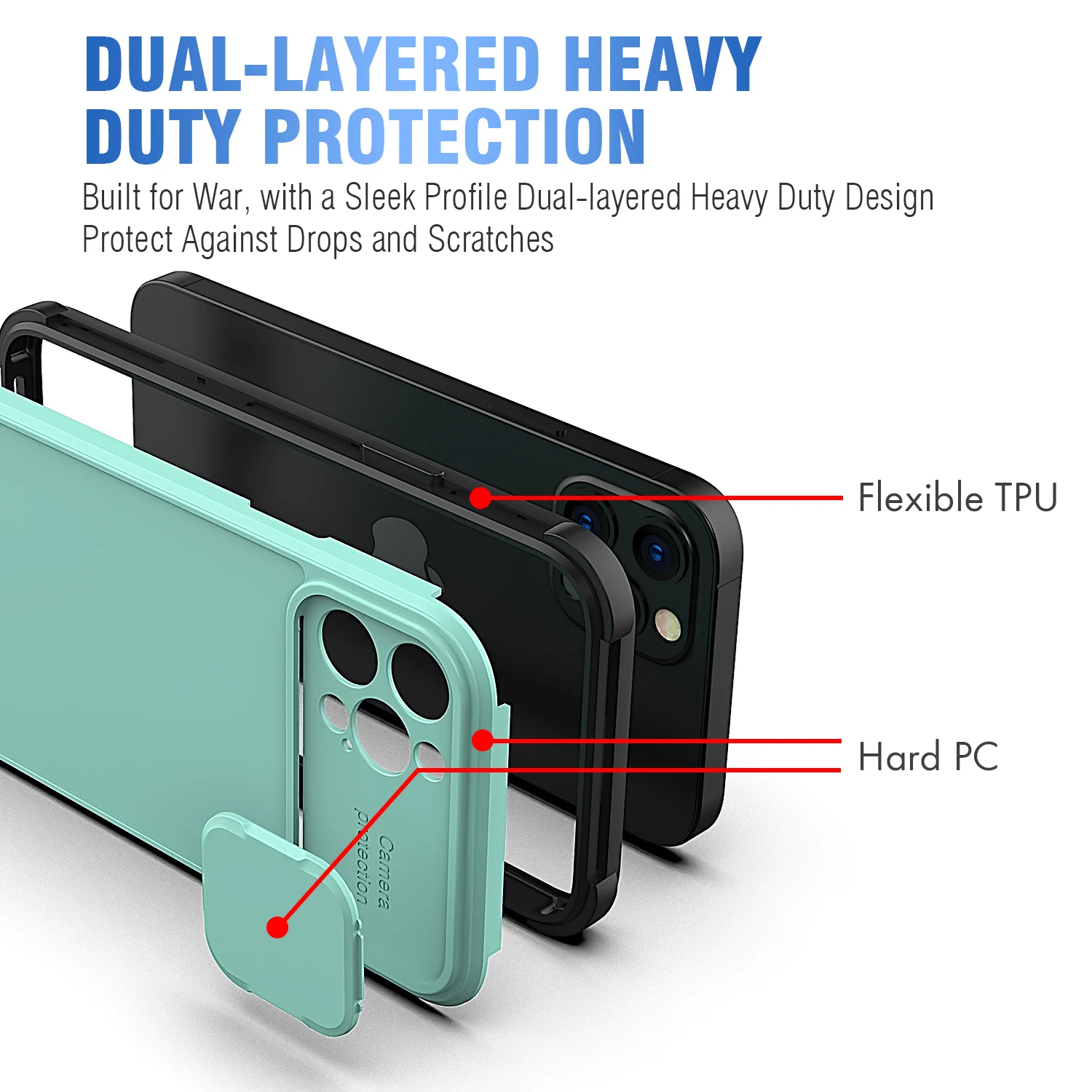 Xihop Luxury Aluminum Slide Window Camera Lens Metal Protection Cell Mobile Back Cover Phone Case for i Phone 13 Pro Max