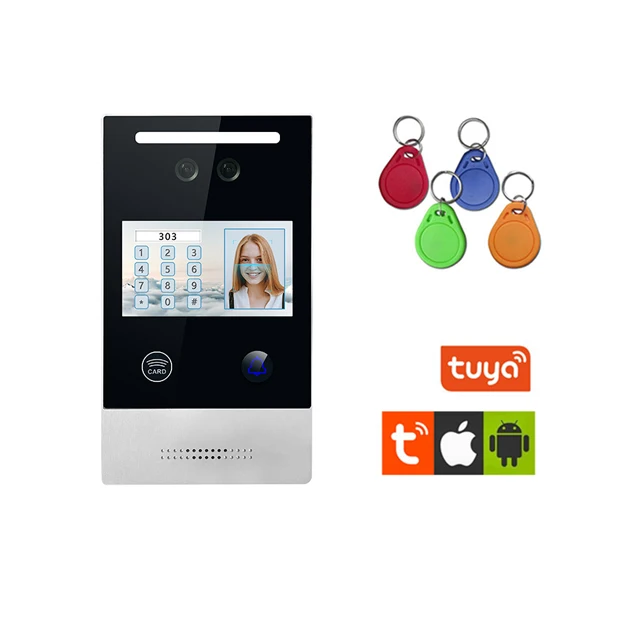 IP System Smart Access Control Products Multi-functional Video Doorbell with HD Camera Tuya APP
