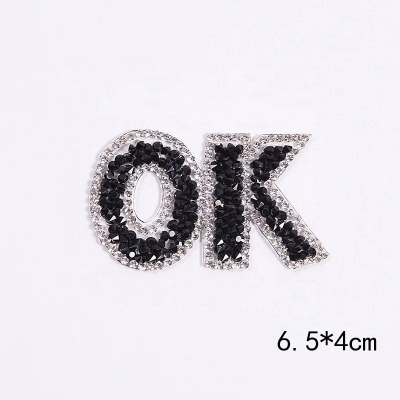 Hot sale Resin Stone Star Design Iron On Shiny Rhinestone Sequin Patches back Rhinestone Motif For Clothes