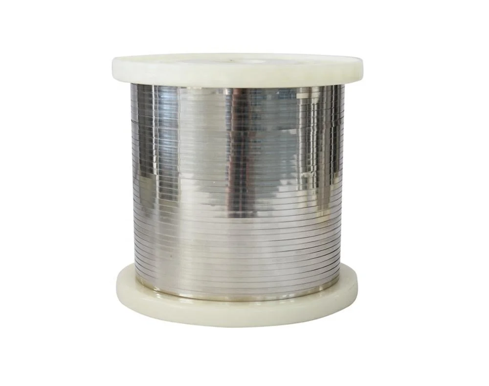 Oxidation Color Nichrome 80 20 Electric Resistance Flat Wire Ribbon