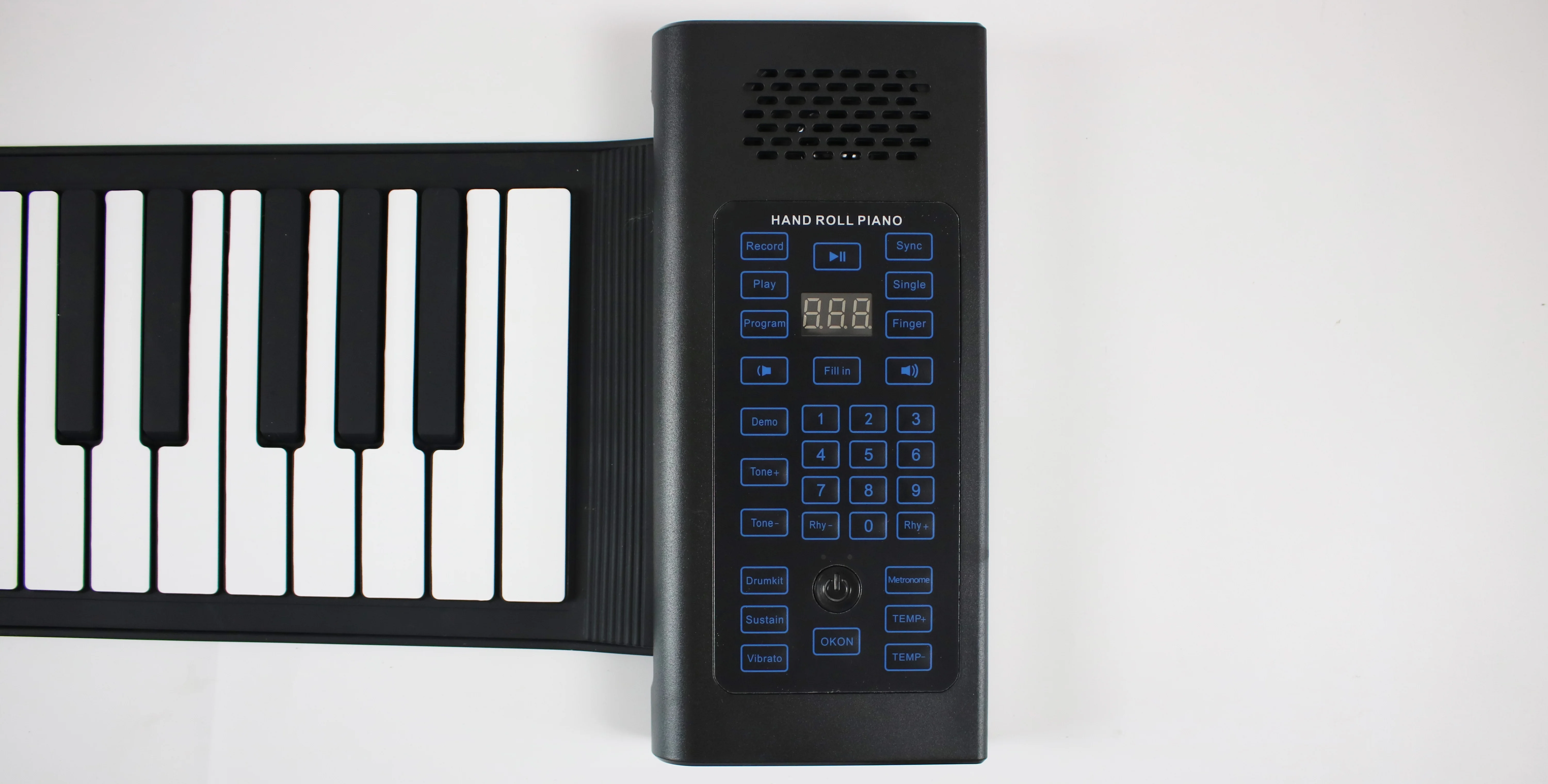 Flexible MIDI Roll Up Mini Music Piano Keyboard 61 Keys Electric Digital Piano