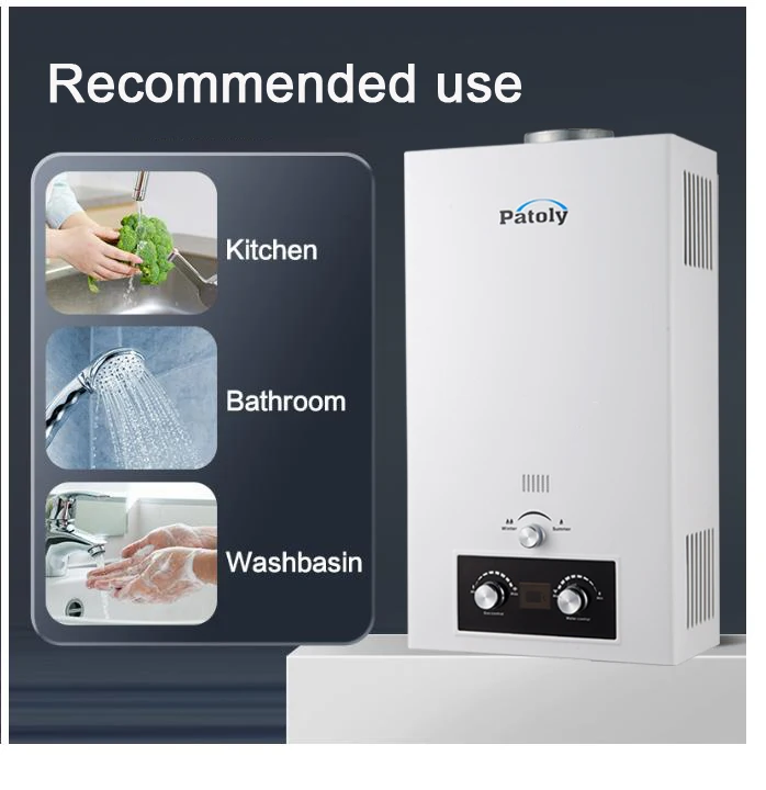 Portable Propane Water Heater and Shower Pump Compact Street Cleaning and Shower System