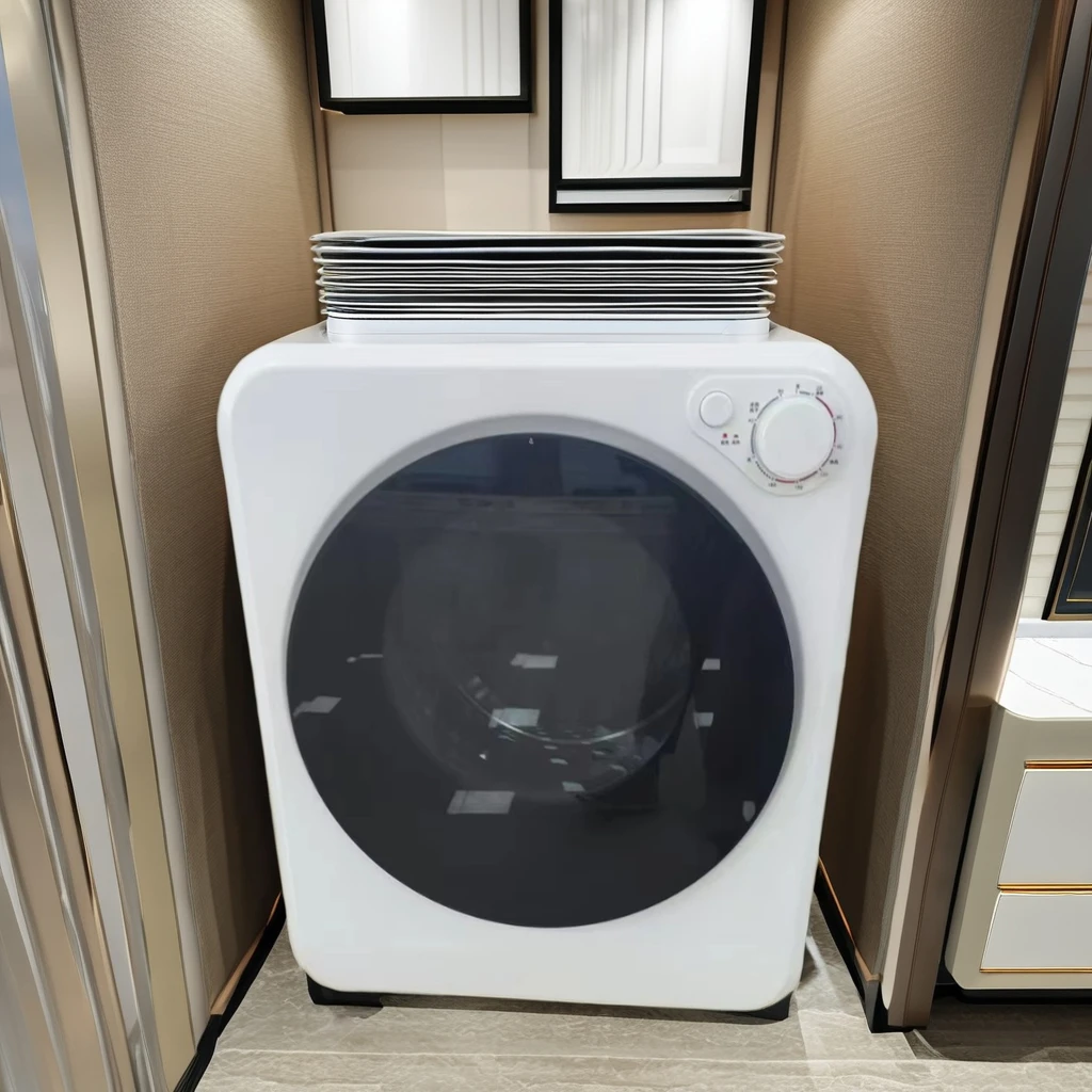 Compact 7kg Electric Clothes Dryer Machine Home Use Stainless Steel Construction with UK & US Plugs Wholesale