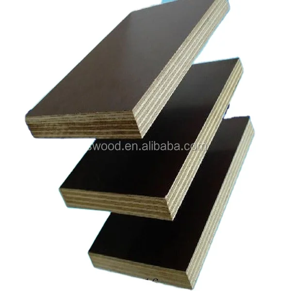 WBP black plywood for concrete shuttering , 18 mm 1 22 x 2 44 wood triplex film formaleta wood construction