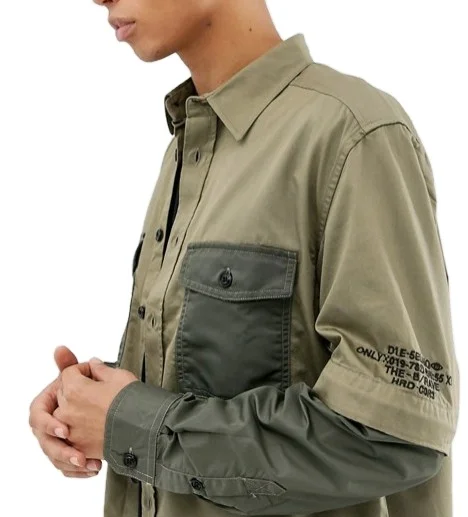 Alibaba China Custom  OEM Cotton Blended Long Sleeve Button up Plain Dyed Men Blank Quick Dry Shirts Wholesale