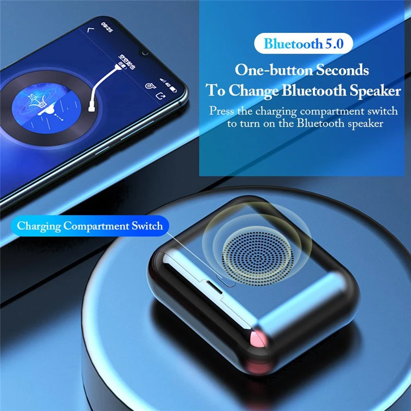  Multi-Function F9 Tws Headphone V5.0 Audifonos Wirless Bluetooth Stereo Earphone Earbuds Con Altavoz Parlante