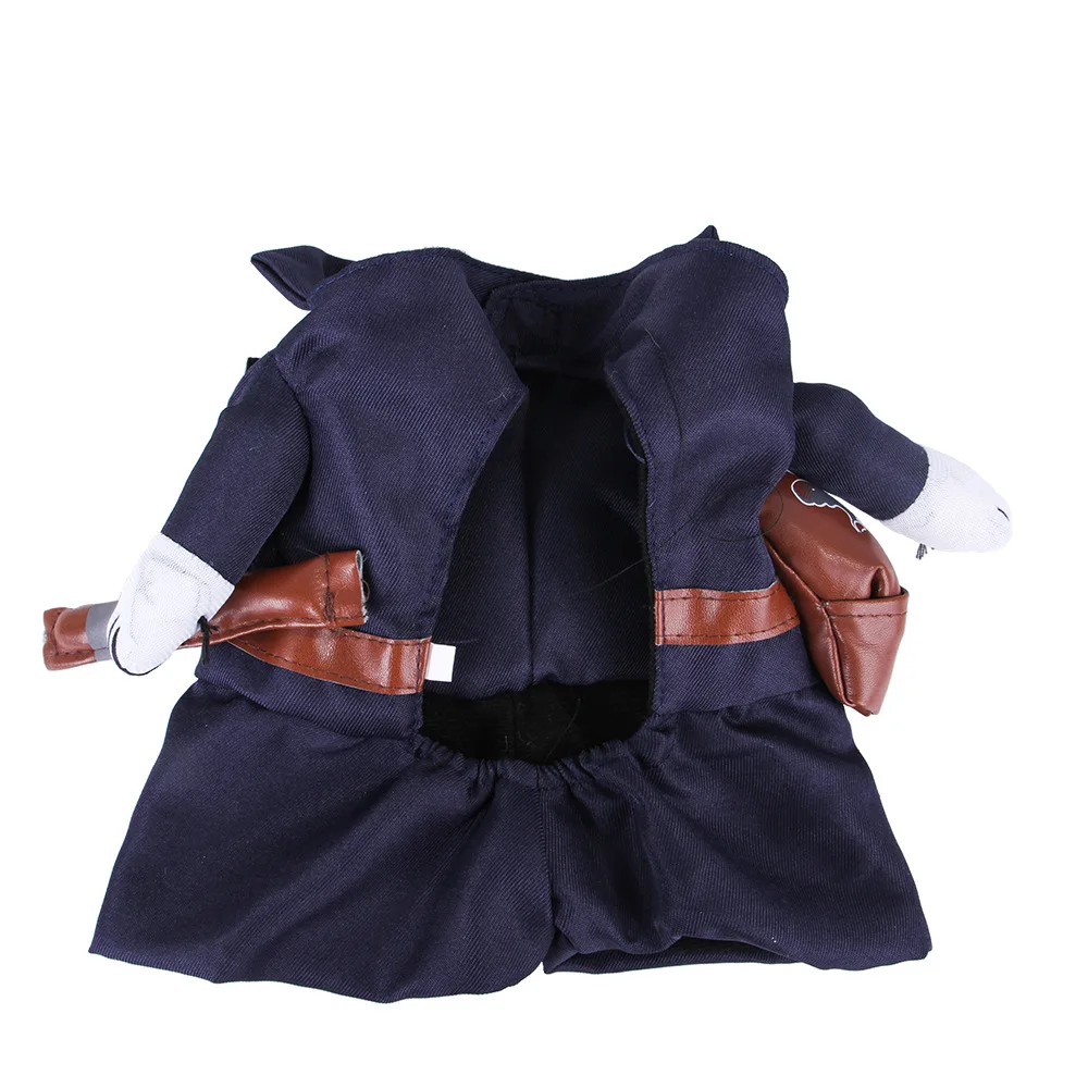 Joysing Pet Cowboy Riding Costume Pet Dress-up Clothing Cosplay Halloween Dog Outfit