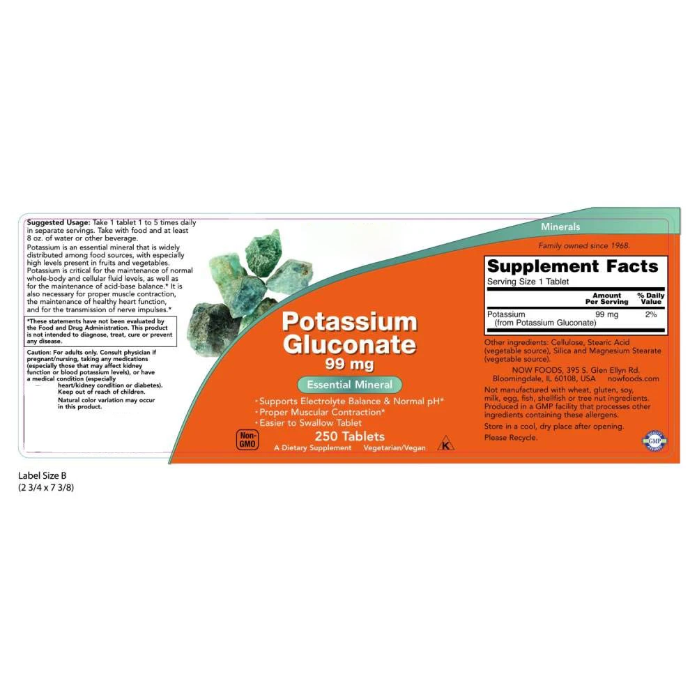 Potassium Gluconate Tablets For Unpolluted GMP-Verified Compliance Celiac-friendly options Veg-inclusive