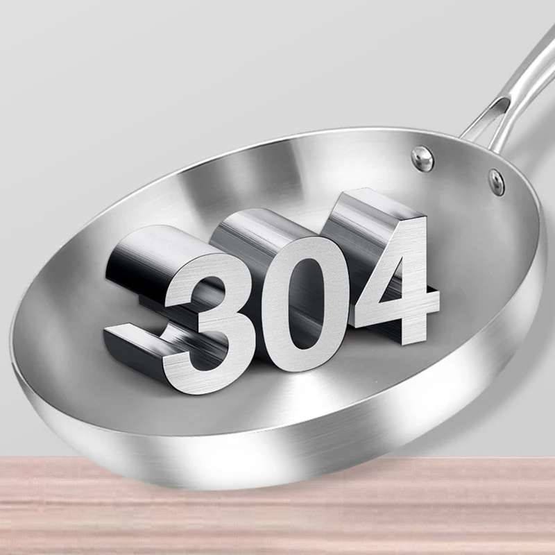 Meisite factory fry pan 304 stainless steel wok multi cooking nonstick sartenes wholesale kitchen wares korea frying panci