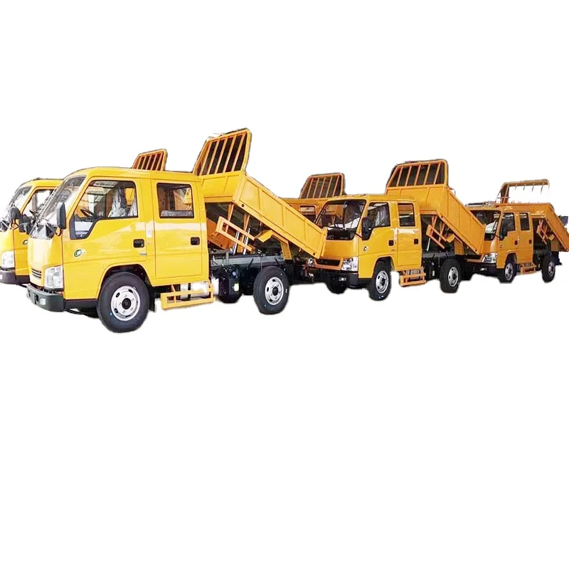 JMC Double Cabin 4x2 4x4 RHD 5T Dump Tipper Truck Dumper Truck Sand Stone Mud Construction Truck For Sale