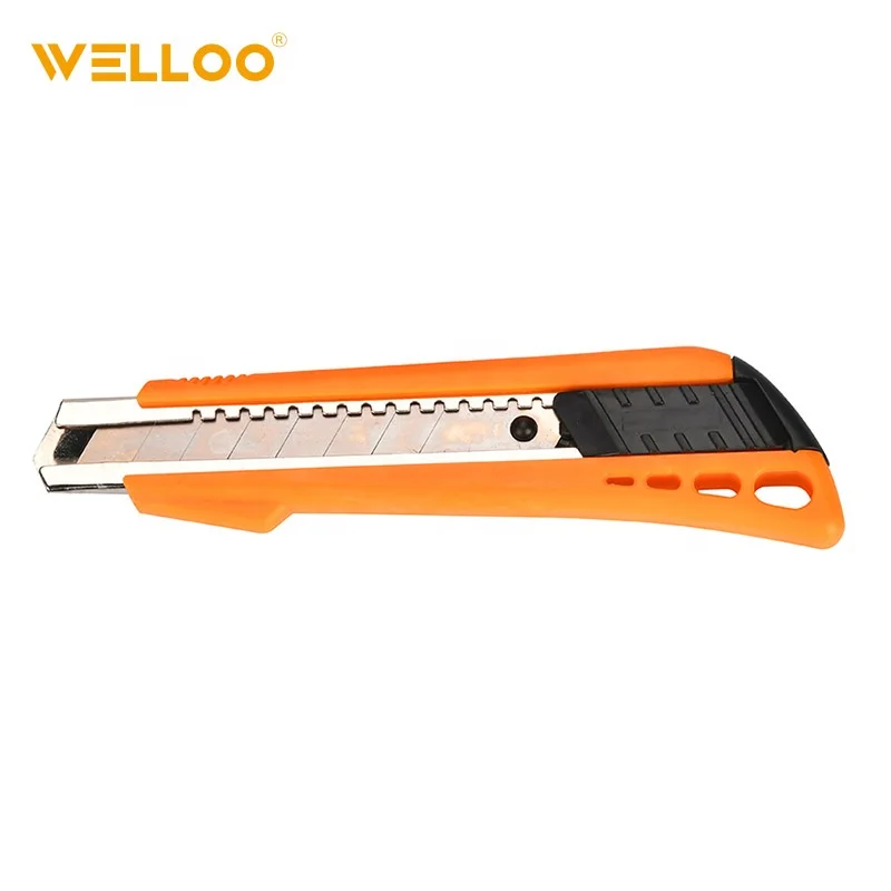 
WELLOO Professional Multitool Office Utility Knife Cutting Tools Plastic Holder Blade Pocket Knife 