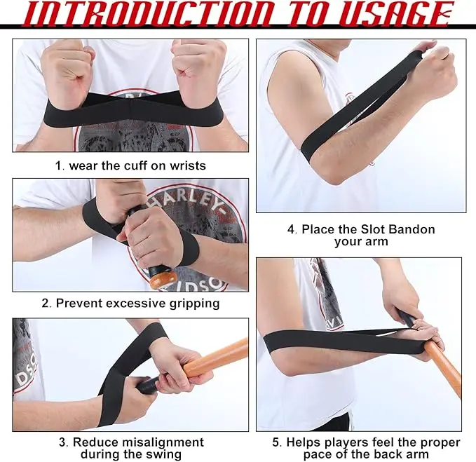 Softball Baseball Training Equipment Baseball Swing Trainer Bands Swing Trainer Aid