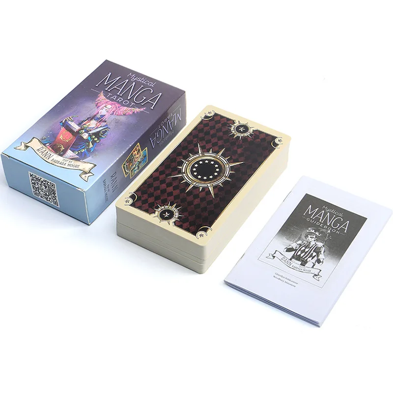 Mystical Manga Tarot Cards original taro tcards 12*7cm / 4.72*2.75 inch original size tarot cards with paper guidebook