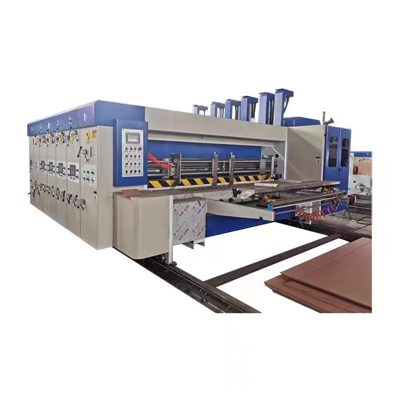 Carton Box Packing Corrugated Cardboard Printing Rotary Die Cutting Machine