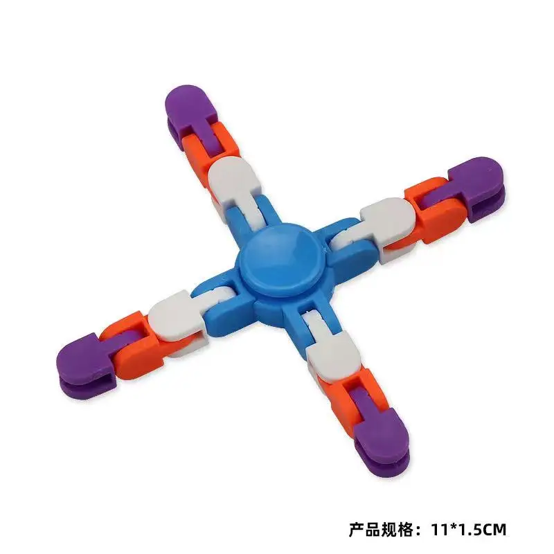 Wacky Tracks Spinner 4 angles and Click Fidget Toys Finger Sensory Toys Decompress the Toy
