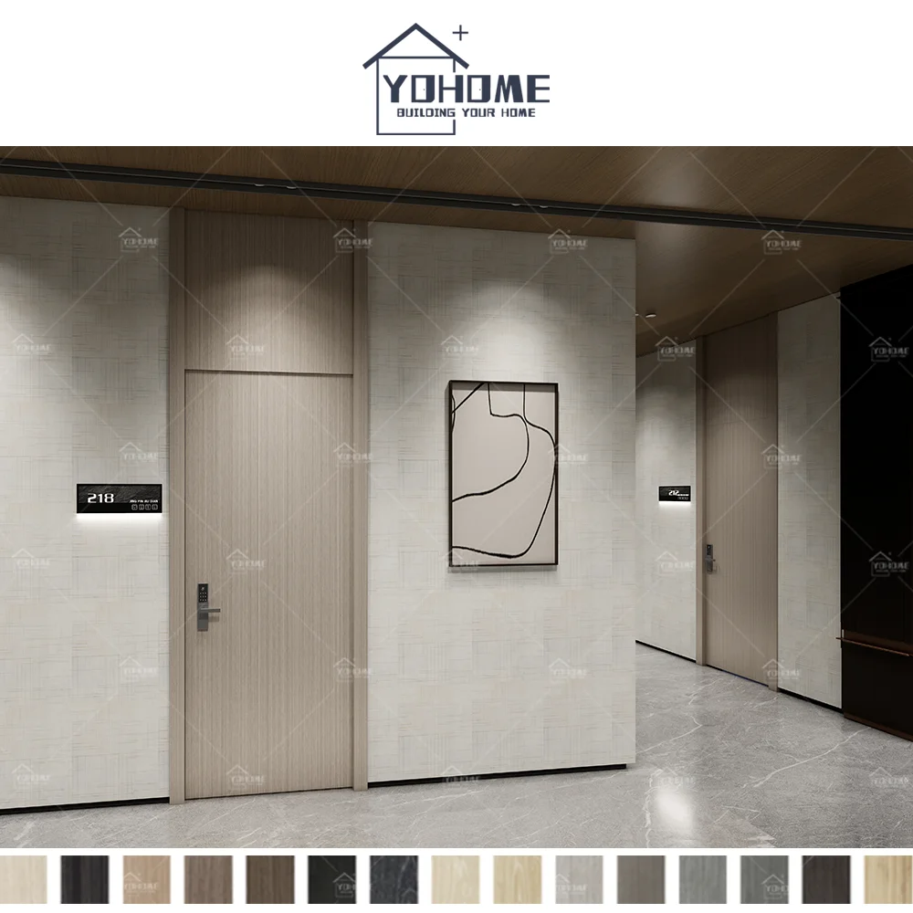 Turkey Standard Exquisite Workmanship Highly Secure Fire Resistant Internal Room Door Fire Rated Hotel Guest Room Doors