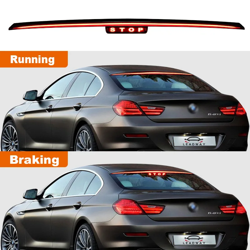 
90cm LED Sedan Styling Rear windshield glass Stop Warning high brake light Car Lighting Accessories 