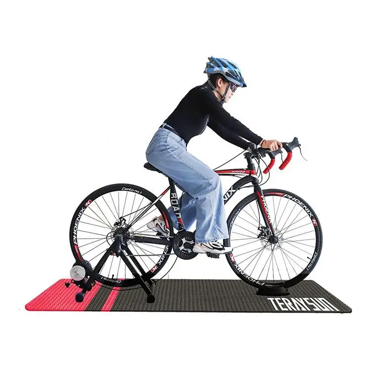 Home Foldable Black Wholesale Cycling Training Roller Home Fitness Equipment Bike Trainer
