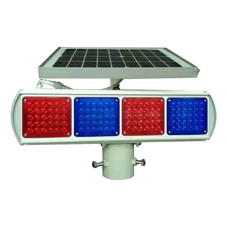 4 солнечных светодиодных фонаря полицейские фонари двухсторонние для аварийного автомобиля светодиодные дорожного