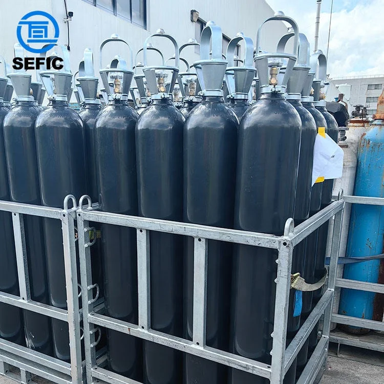 Dnv Steel Nitrogen Co2 Gas Cylinder Iso9809-1 267mm 150bar 166.6bar 60l 67.5l 68l 70l 80l 82l 82.5l 85l 37mn For Ship Company