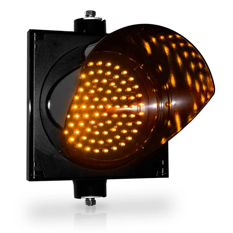 High safety efficient 200mm yellow LED traffic warning light