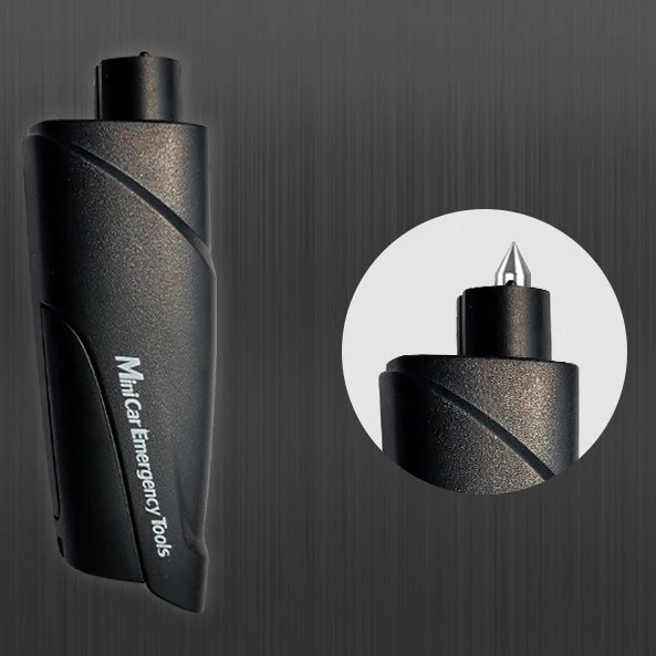 Escape Tools Car Mini Hammer Portable Emergency Window Breaker Keychain with Seatbelt Cutter Glass Breaker for Land Underwater