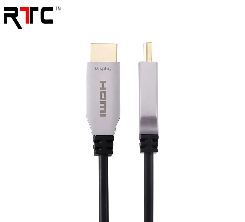  Активный оптоволоконный кабель HDMI с поддержкой 4K @ 60Hz YUV 4:4:4 для HDTV HDR ARC 1m 2m 5m 10m 15m 20m 30m 40 м 50