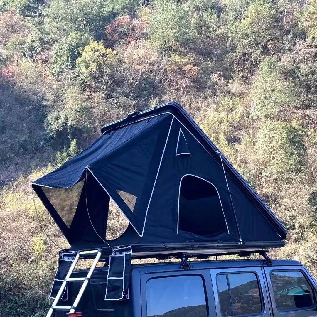 2-Person Aluminum Honeycomb Car Roof Tent for Camping 45MM Non-Deformable Sponge Pad Included