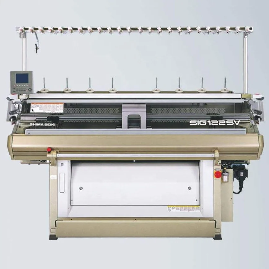Sweeper brand double system collar Flat Knitting Machine