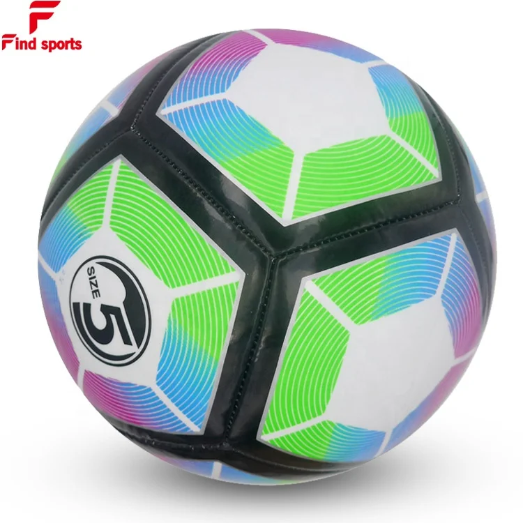 Football PVC 2018 Latest Arrival New Design Strike 12 Panels Soccer Ball team sports