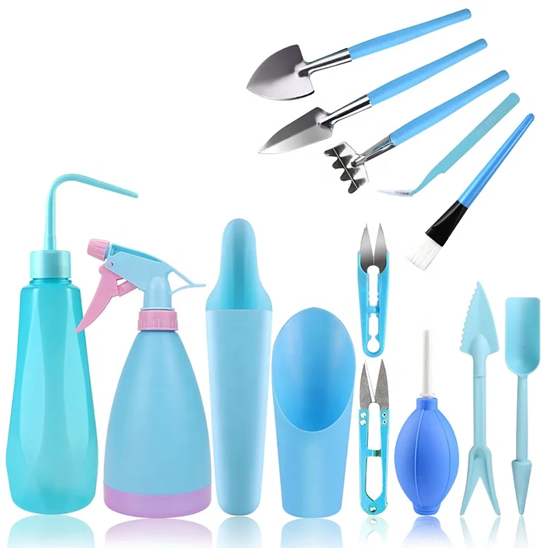 Garden growing planting kit Succulent Kit Indoor Mini Garden Hand Tool Set 14 Pieces