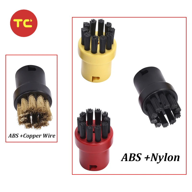 High-temperature Resist Cleaning Brushes for karchers SC1 SC2 SC3 SC4 SC5 SC7 CTK10 Steam Cleaner Accessories Nozzle Head Kit