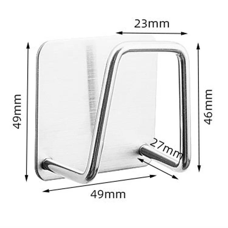 Jutye bathroom  Stainless Steel wall mounted towel hooks soap holder shower corner caddy  SUS304 Stainless Steel Rust Proof Wate