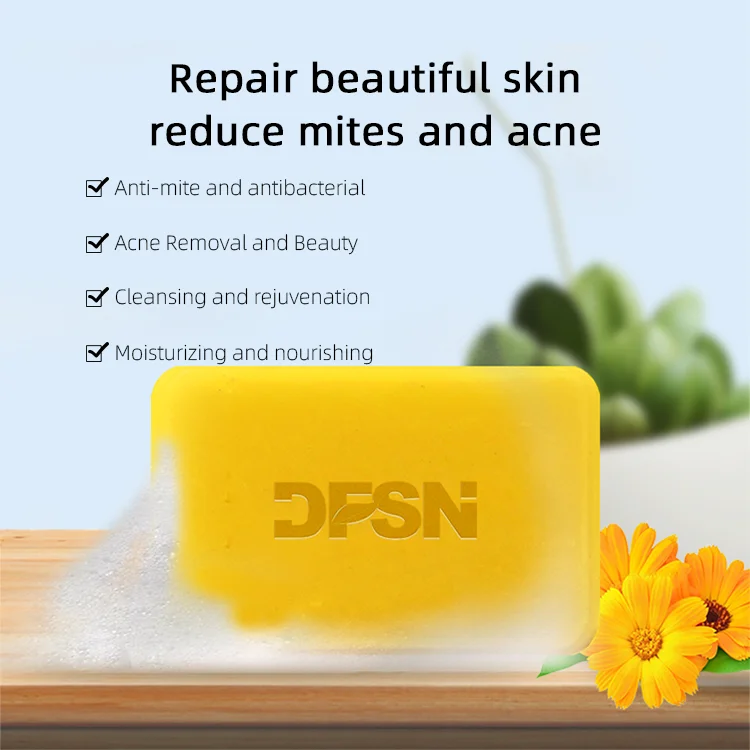 Handmade soap 200g anti-acne and mite-removing soap plant hand-washing chamomile soap