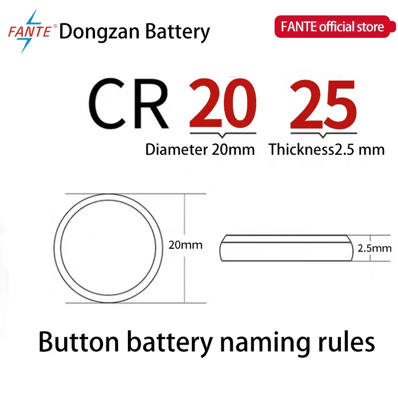 Universal CR2025 3V Batteries Perfect for Calculators Toys and Medical Devices