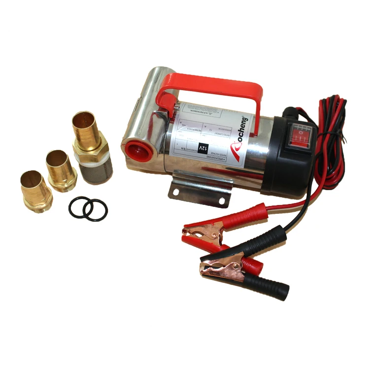 Steel Universal 12V DC 175W Heavy Duty Seawater Fluid  Fuel Diesel Transfer Pump