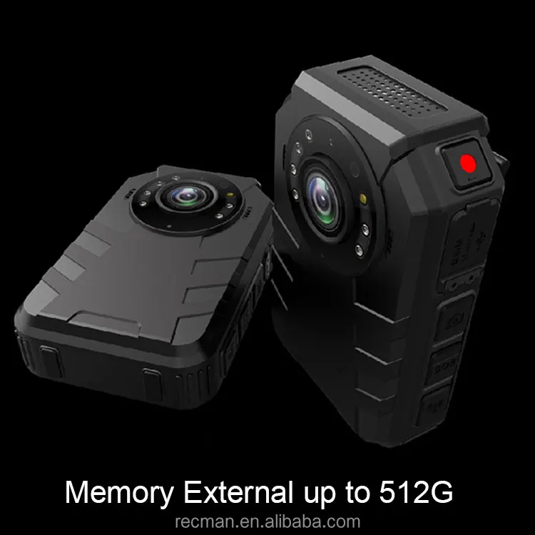 4G Digital Zoom IR Security Guard Worn Police Camera Wifi GPS Body Camera Waterproof CCTV Camera