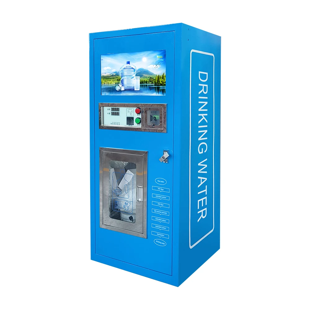 400gpd Outdoor Reverse Osmosis Fully Automatic Pure Drinking Vending Machine Water