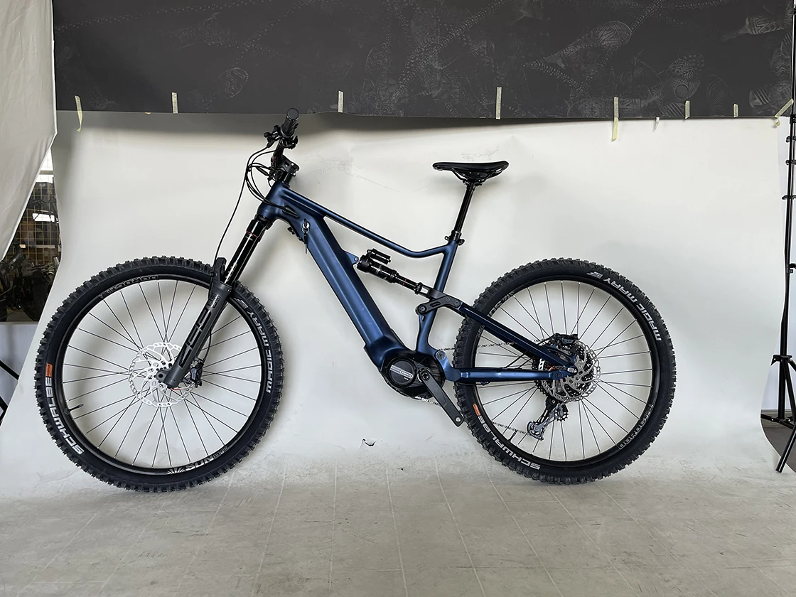 2022 Новый 500 Вт Средний привод MTB 11 скоростей полный Подвесной Электрический горный велосипед 27 5/29 дюймов с мягким хвостом