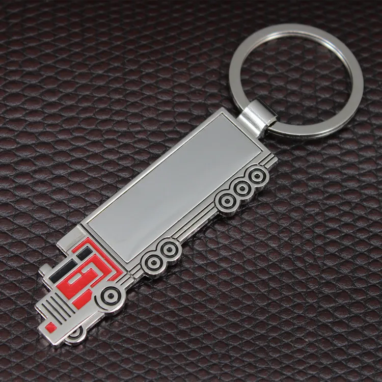 2024 Personalize Zinc Alloy Blank Metal 3D Keychains 3D  Custom Keychain Metal forklift keychains