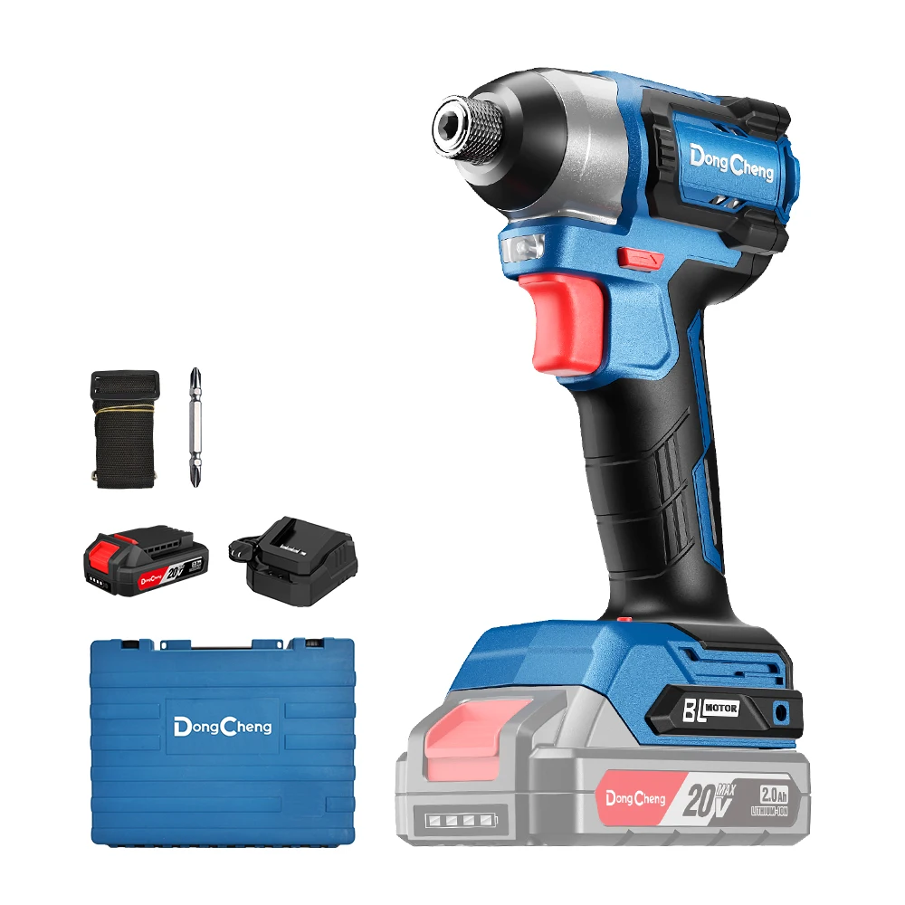 DongCheng Electric Tools 20V 165N.m Torque Brushless Motor 3-speed Cordless Impact Screw Driver