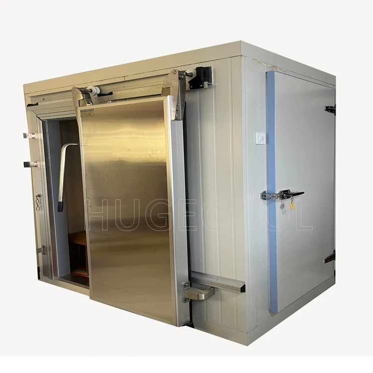 Blast freezer cold room cold storage with 9HP 12HP 14HP condensing unit for beef pork chicken meat fresh fish slaughter meat