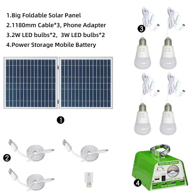 Solar Panel System for Home off Grid 30W