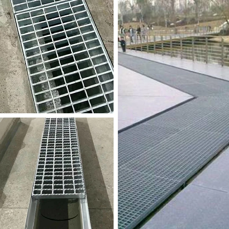 Заводская оптовая продажа по индивидуальному заказу оцинкованная стальная решетчатая дренажная Крышка для надежных и защитных решений