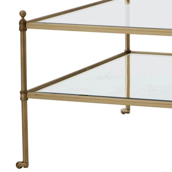 Italian luxury modern gold marble top stainless steel frame wall console table coffee table living room bedroom on wheels