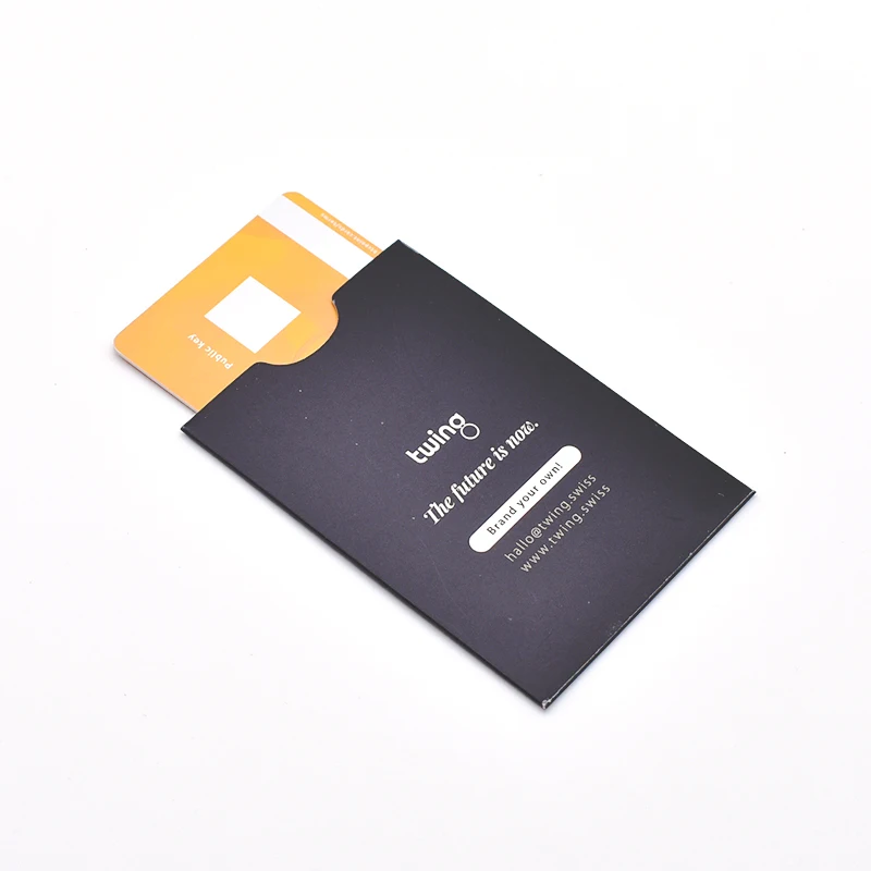 Zuoluo quality hotel key card with custom design hot sale white pvc card Custom key card sleeve