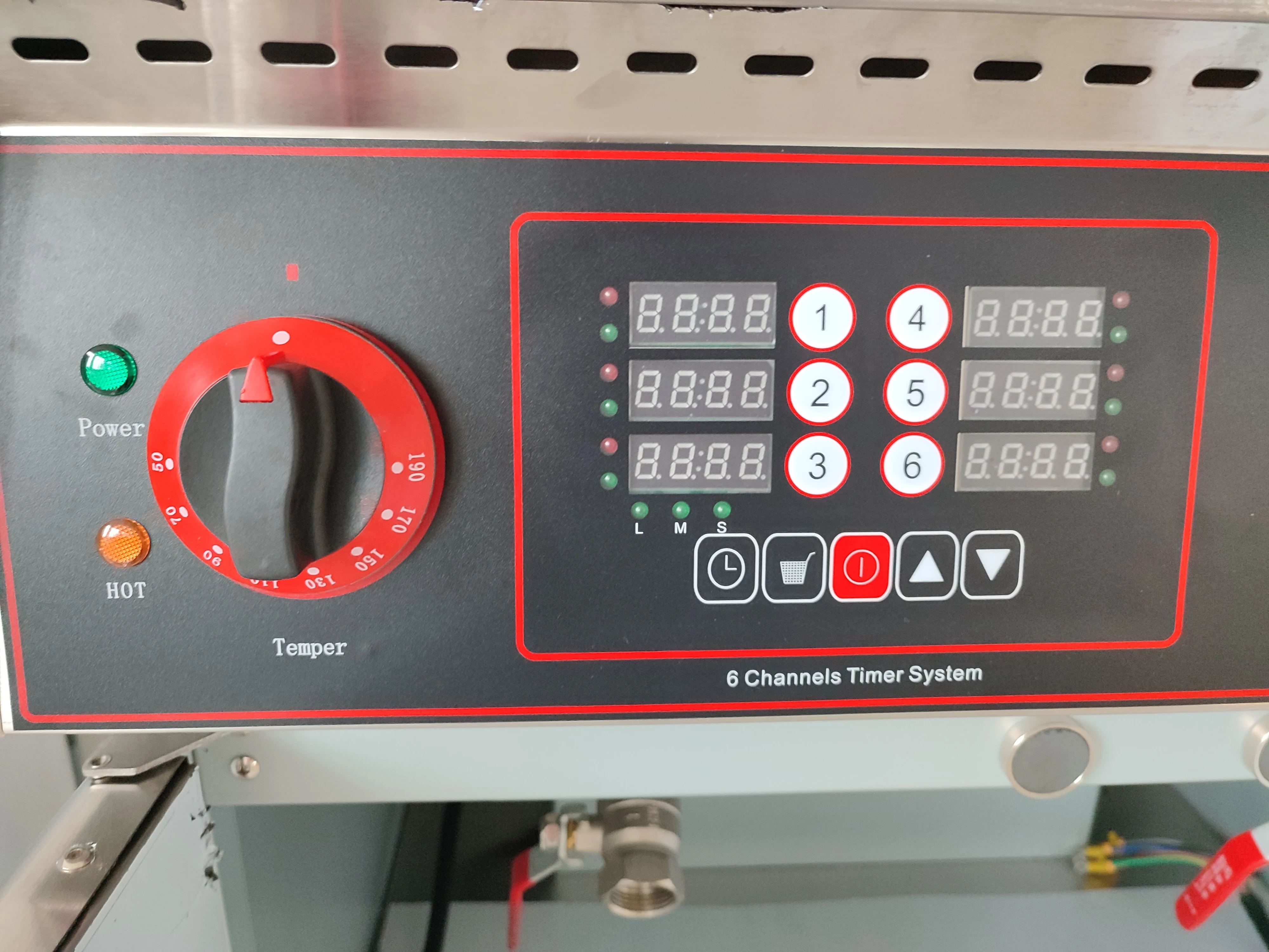 Коммерческая Вертикальная фритюрница с двумя резервуарами и двумя корзинами, электрическая фритюрница для картофеля с таймером для ресторана и кухни