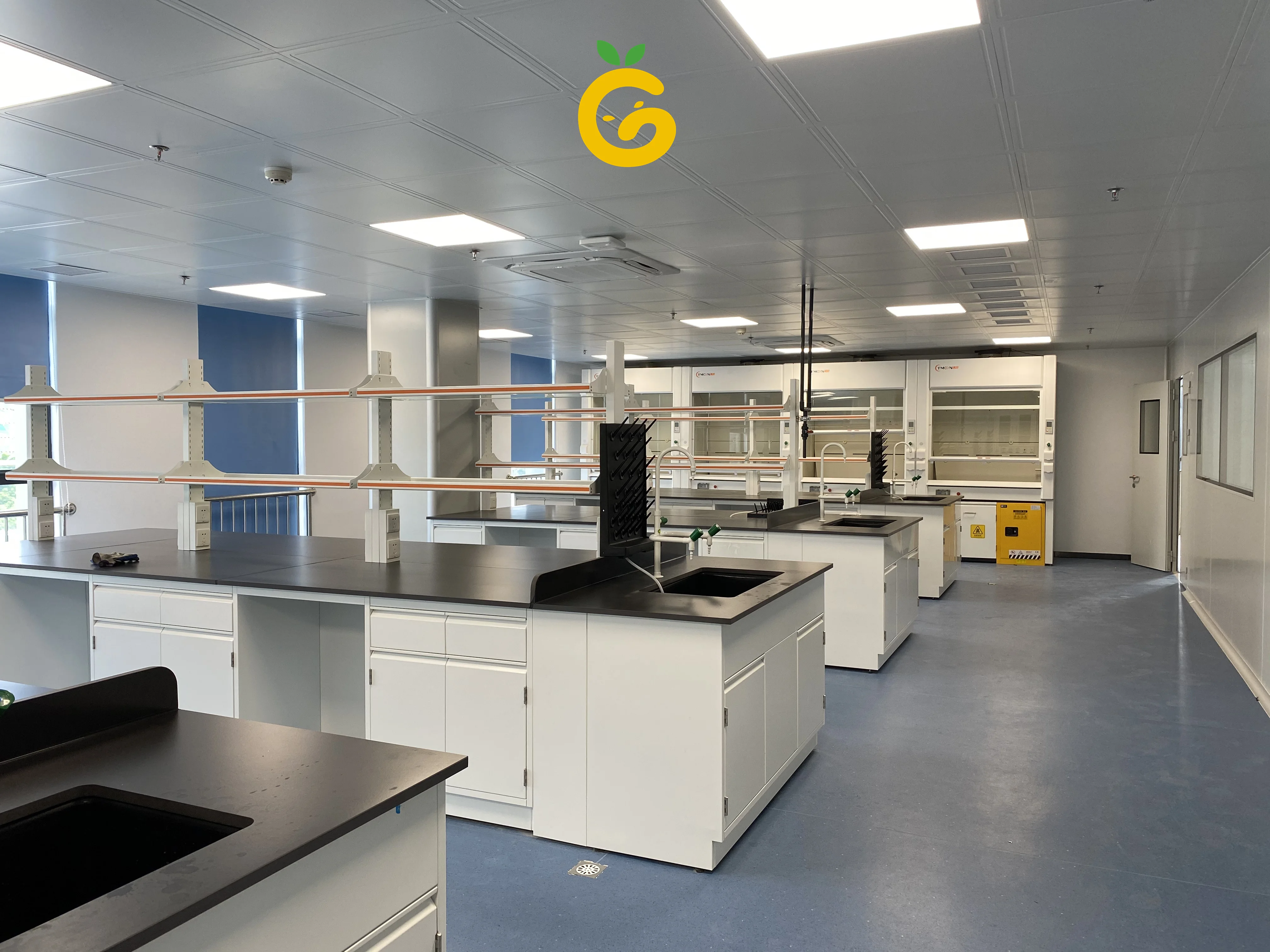 Commercial furniture pharmaceutical laboratory bench chemistry wall table laboratory furniture for university